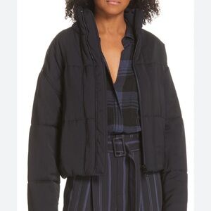 Vince Black Puffer Jacket for Women